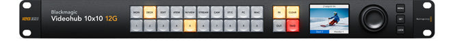 Blackmagic Videohub 10x10 12G Zero-Latency Video Router