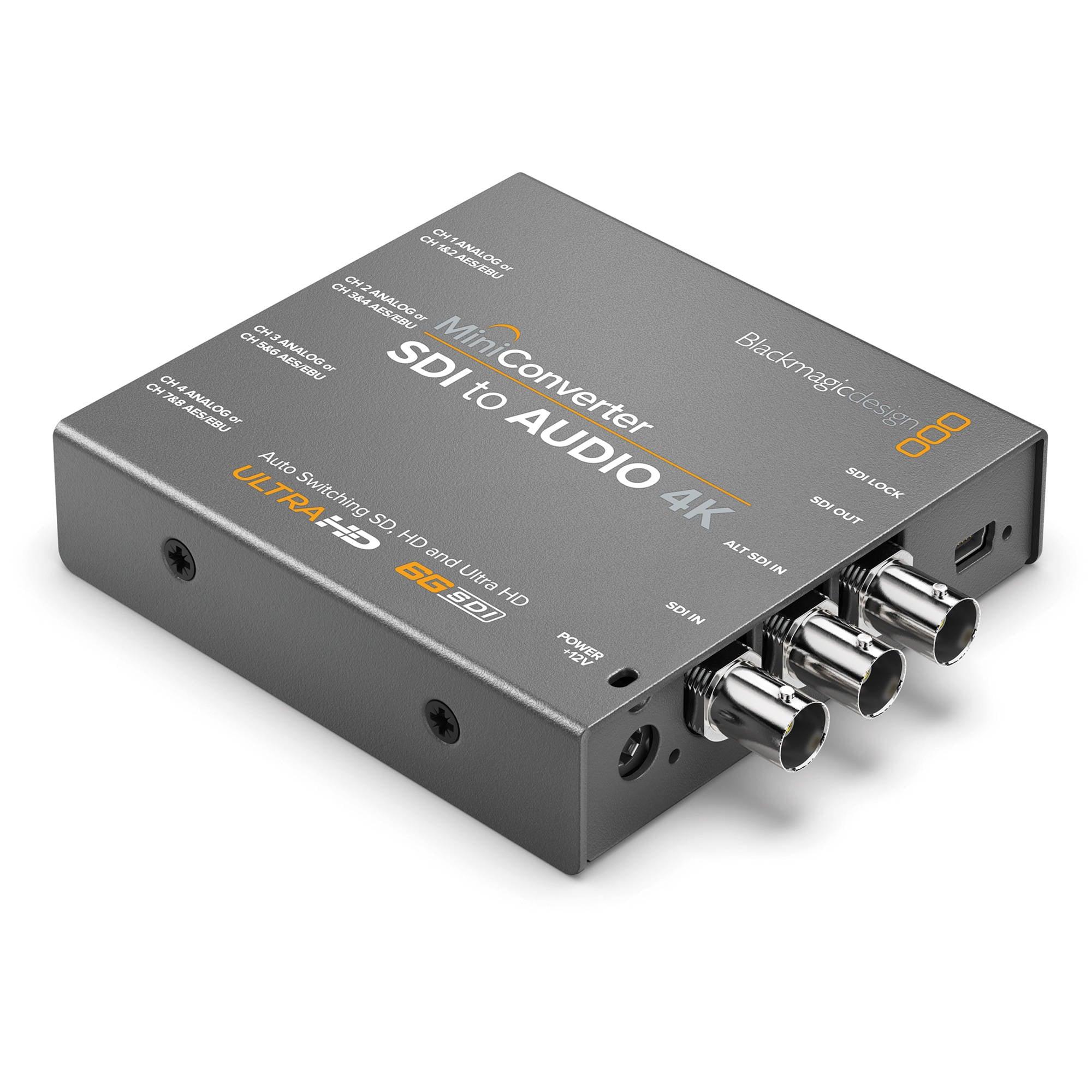 Blackmagic Design Converters Mini Converter - SDI to Audio 4K
