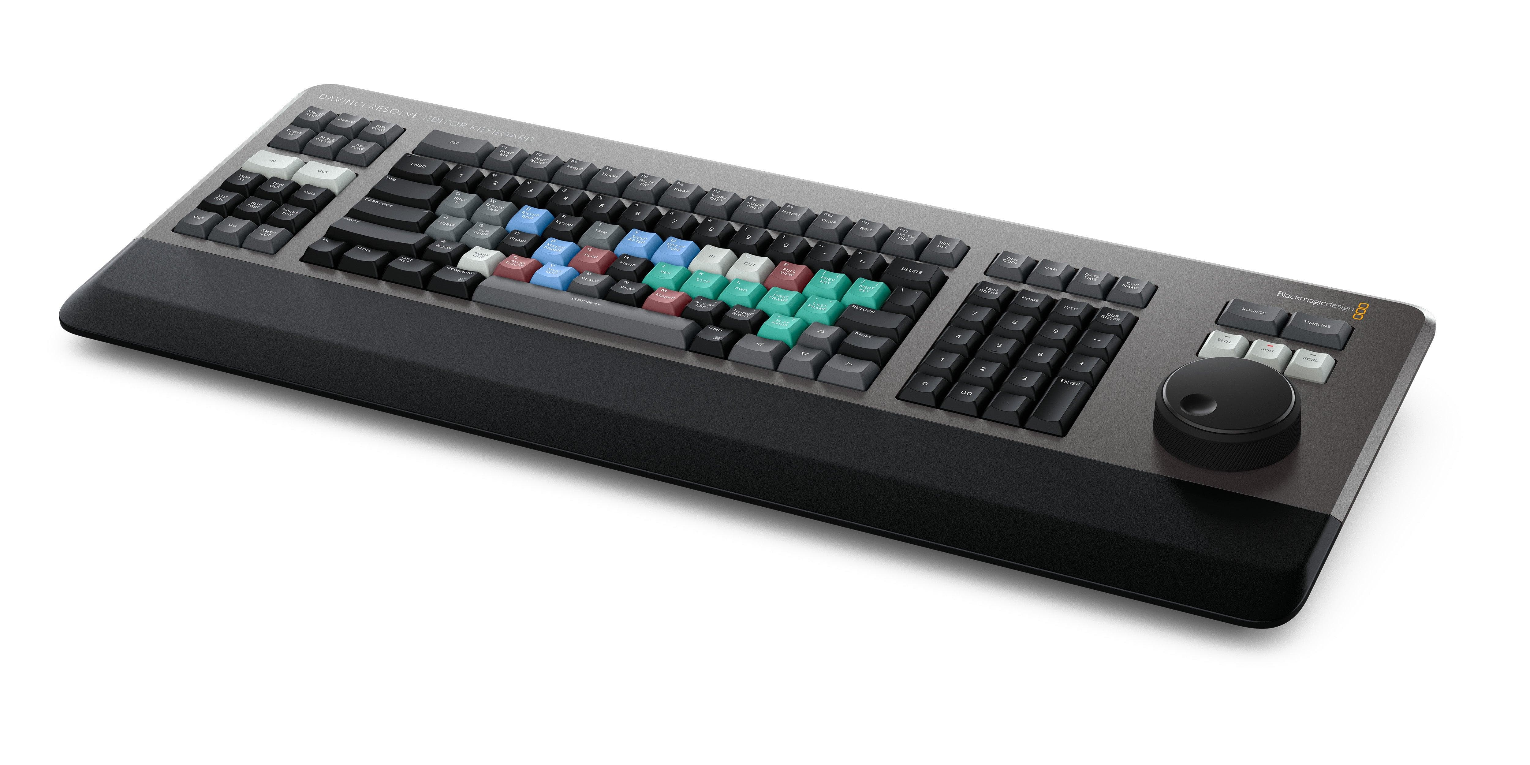 Blackmagic Design DaVinci Resolve & Fusion Software DaVinci Resolve Editor Keyboard (includes DaVinci Resolve)