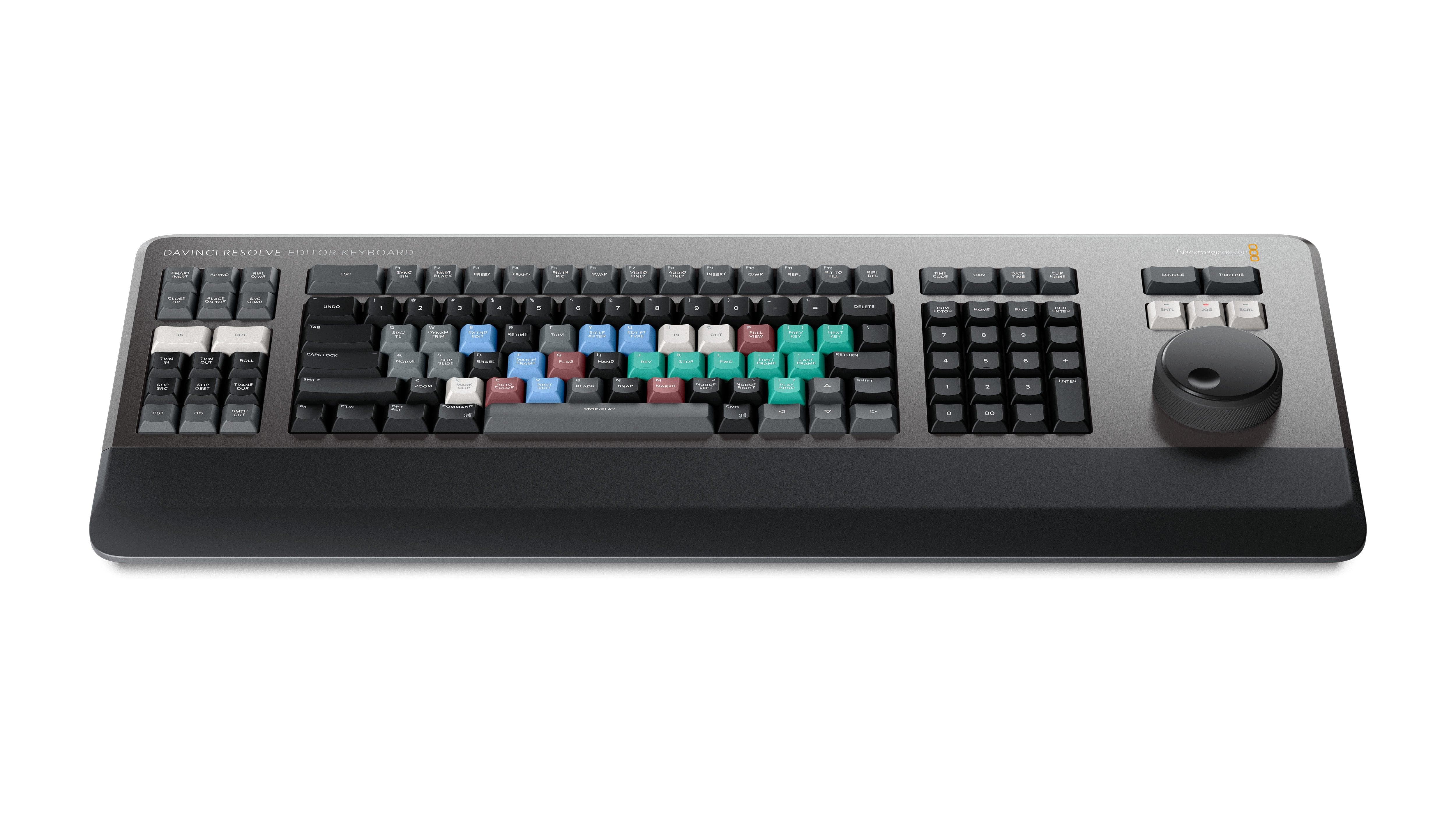 Blackmagic Design DaVinci Resolve & Fusion Software DaVinci Resolve Editor Keyboard (includes DaVinci Resolve)