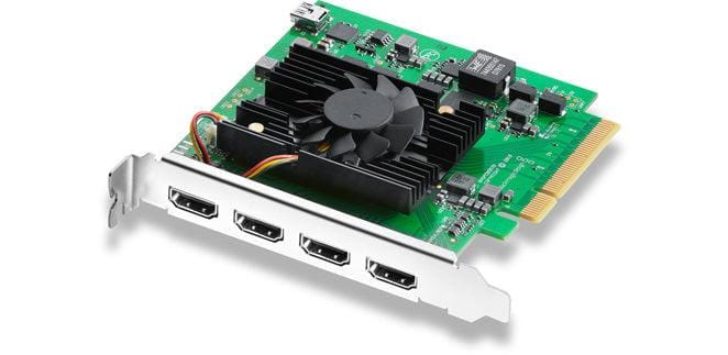 Blackmagic Design PCIe Editing Design & Paint DeckLink Quad HDMI Recorder