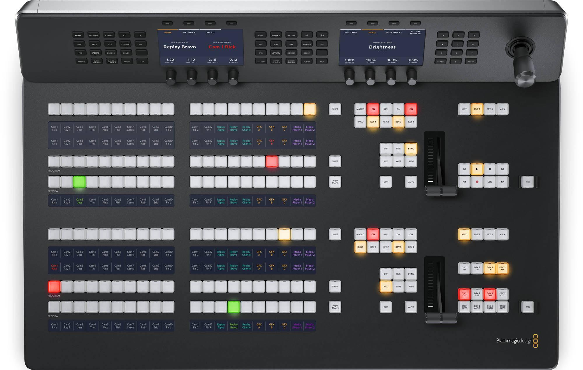 Blackmagic Design Production Switchers ATEM 2 M/E Advanced Panel 20