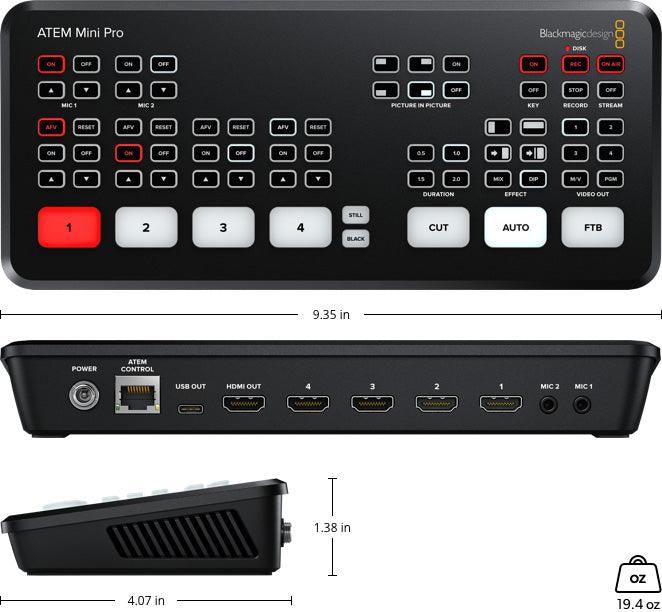 Blackmagic Design Production Switchers ATEM Mini Pro