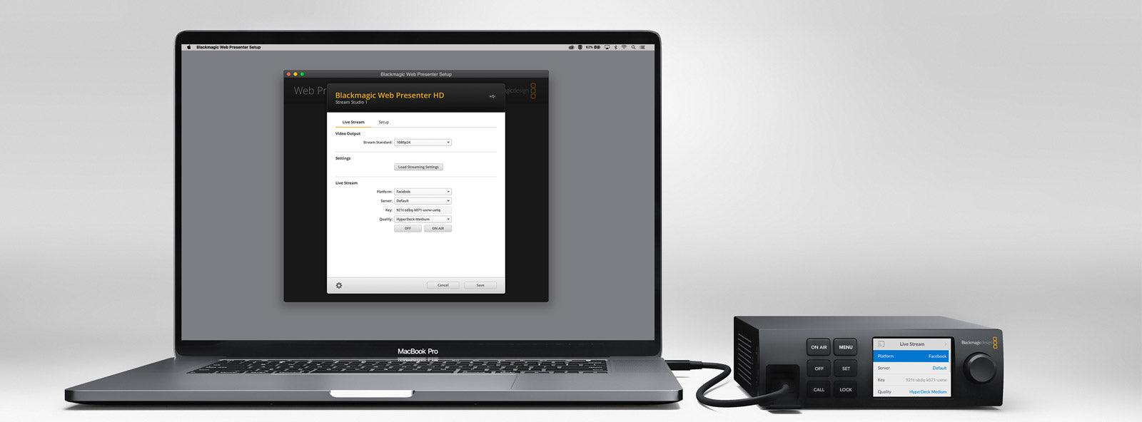 Blackmagic Design Streaming and Encoding Blackmagic Web Presenter HD