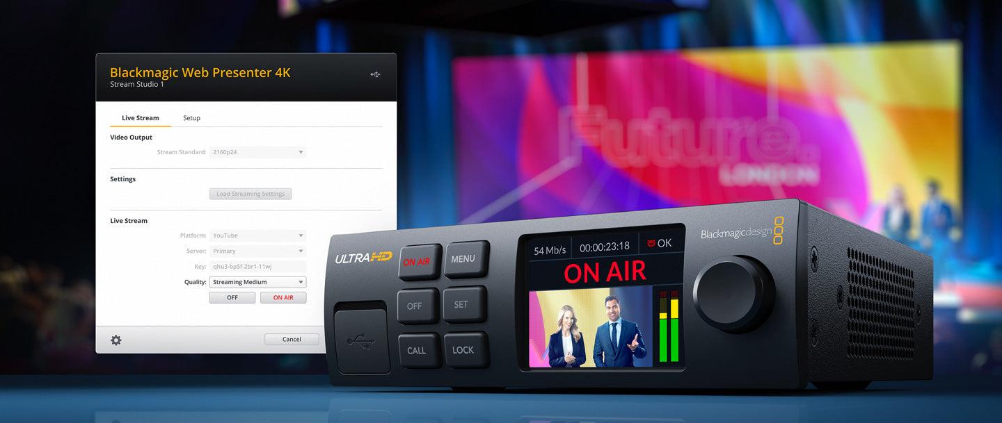 Blackmagic Design Streaming and Encoding Blackmagic Web Presenter HD