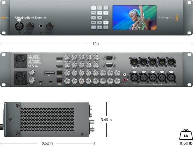 Blackmagic Design Thunderbolt Technology Editing Design & Paint UltraStudio 4K Extreme 3