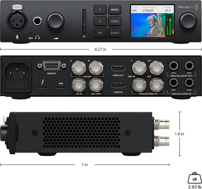 Blackmagic Design Thunderbolt Technology Editing Design & Paint UltraStudio 4K Mini