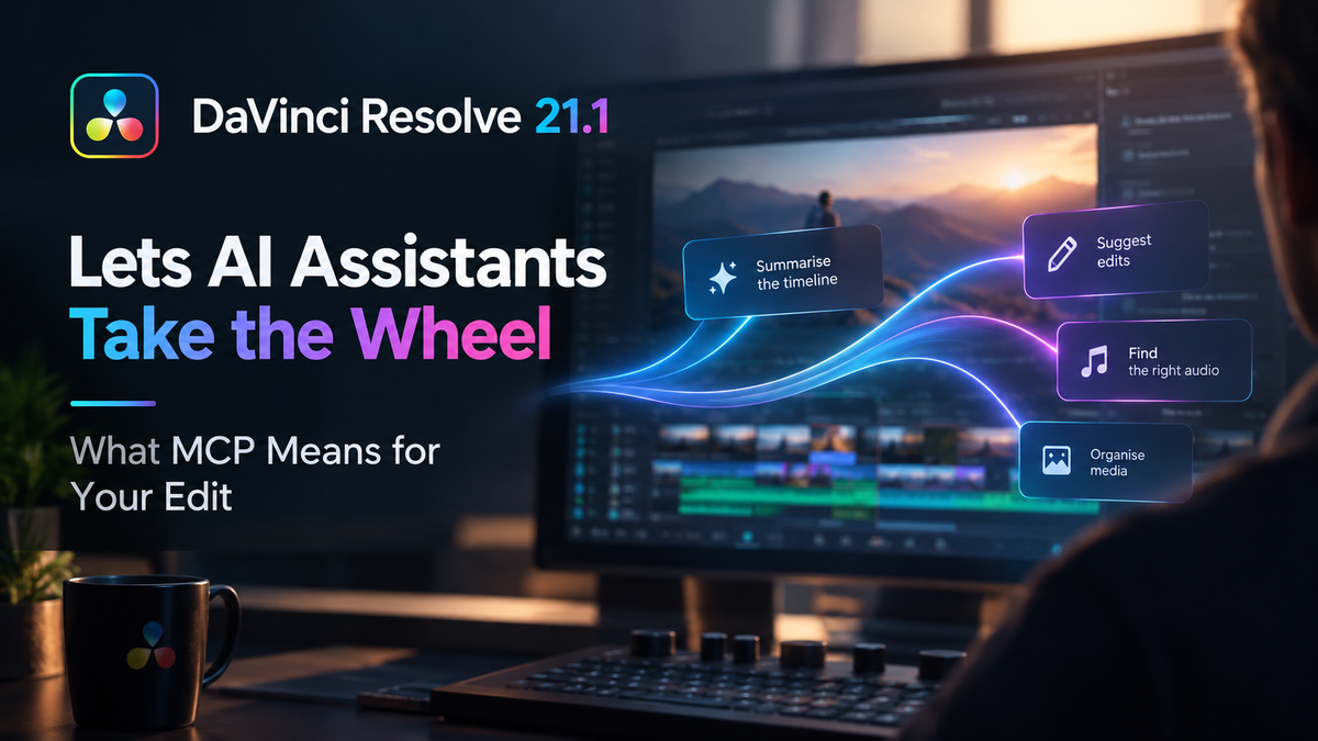 DaVinci Resolve 21.1 Lets AI Assistants Take the Wheel — What MCP Means for Your Edit