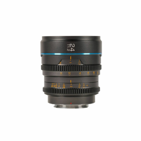 Sirui Nightwalker 24mm T1.2 S35 Cine Lens for M4/3 Mount – Gun Metal Gray