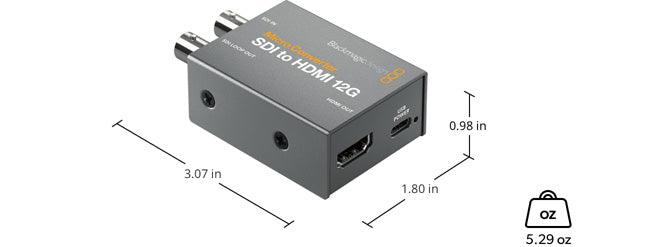 Blackmagic Design Converters Micro Converter BiDirect SDI/HDMI 12G PSU