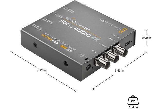 Blackmagic Design Converters Mini Converter - Audio to SDI 4K