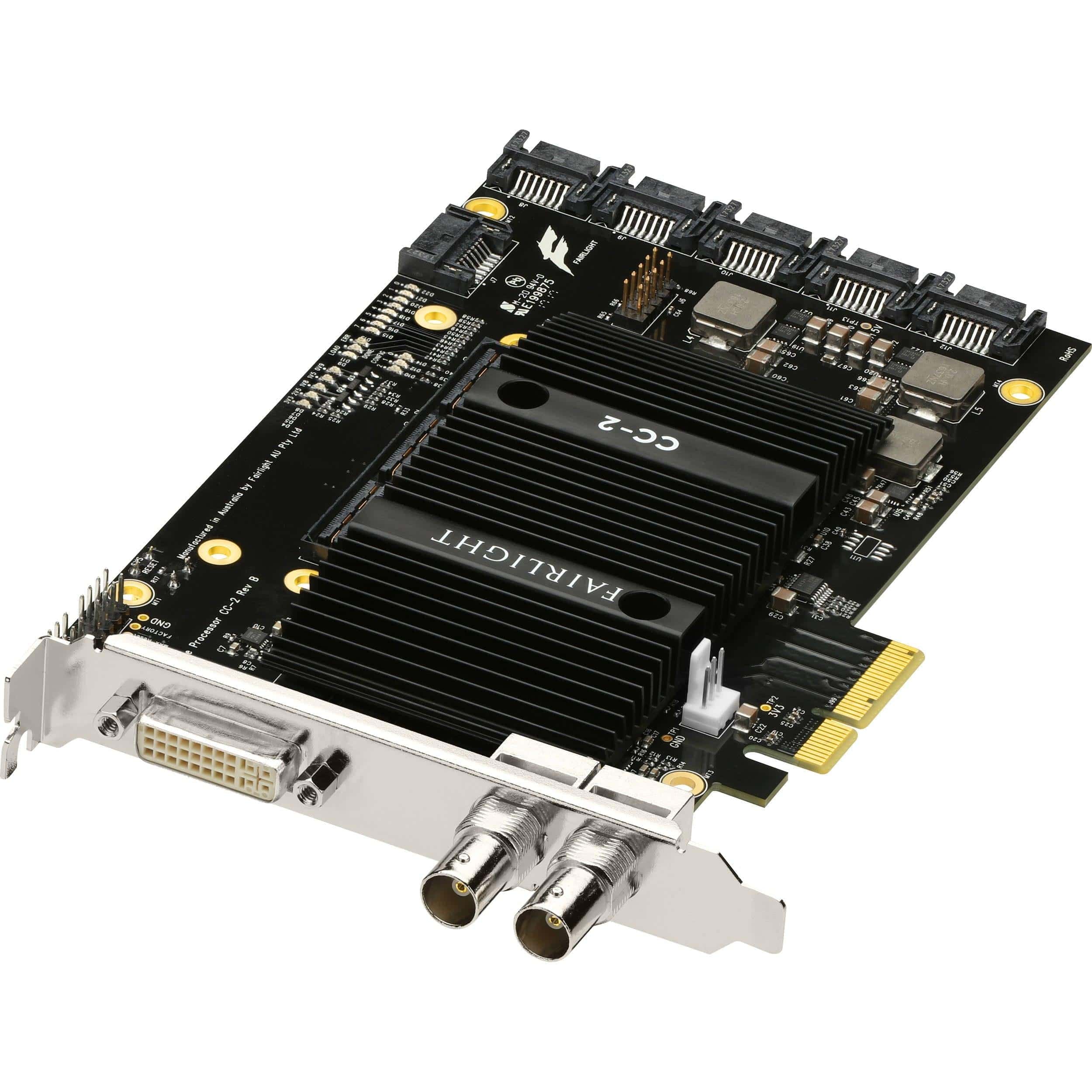 Blackmagic Design DaVinci Resolve & Fusion Software Fairlight PCIe Audio Accelerator