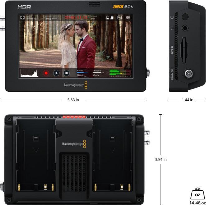 Blackmagic Design Disk Recorders Blackmagic Video Assist 5" 12G HDR