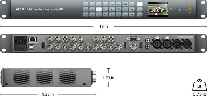 Blackmagic Design Production Switchers ATEM 1 M/E Production Studio 4K