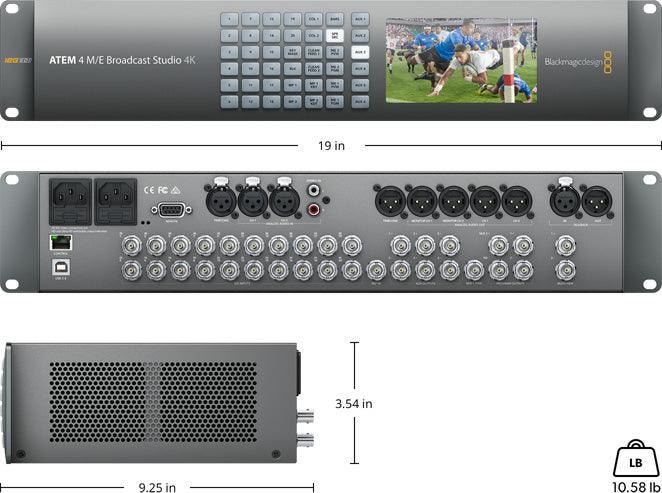 Blackmagic Design Production Switchers ATEM 4 M/E Broadcast Studio 4K