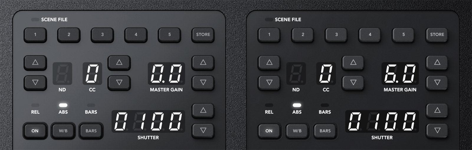 Blackmagic Design Production Switchers ATEM Camera Control Panel
