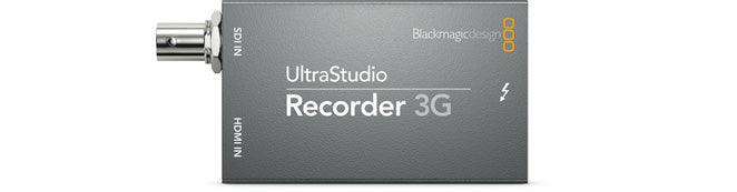 Blackmagic Design Thunderbolt Technology Editing Design & Paint UltraStudio Recorder 3G